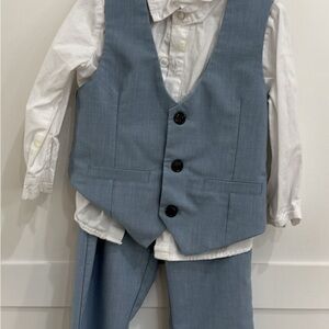 Dusty blue toddler wedding set